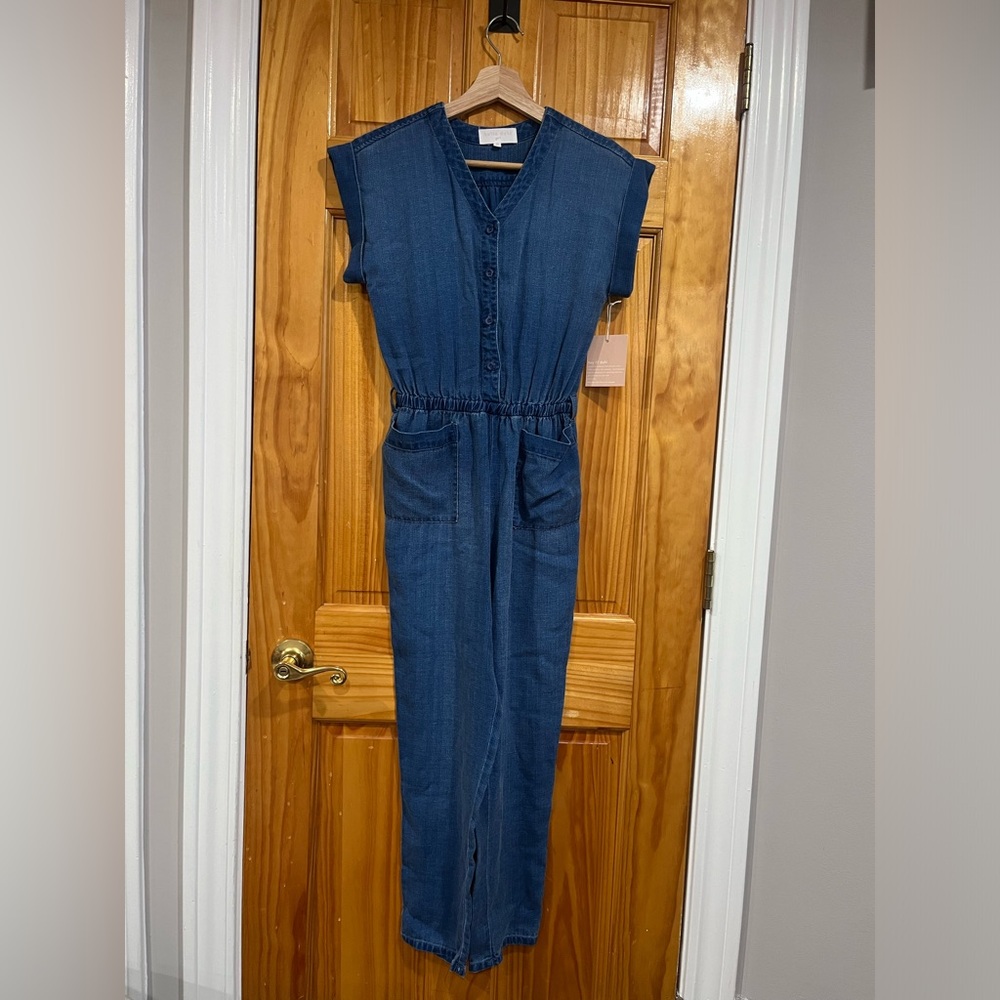 New with Tag Young Girl Bella Dahl Belted Utility Jumpsuit Size 12